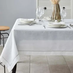 Karaca Home Linen Silber 13-teiliges Tischtuch-Set Sılber