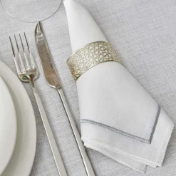 Karaca Home Linen Silber 13-teiliges Tischtuch-Set Sılber