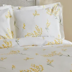 Karaca Home Loretta 100% baumwolle doppelbett tagesdecke set Gelb Clearance