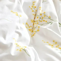Karaca Home Loretta 100% Baumwolle Einzelbett Bettwäsche Set, Gelb Sale