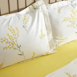 Karaca Home Loretta 100% Baumwolle Doppel Bettbezug Set Gelb Clearance