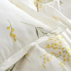 Karaca Home Loretta 100% Baumwolle Doppel Bettbezug Set Gelb Clearance