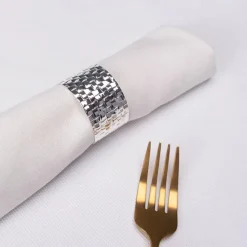 Karaca Home Marcello 2er-Pack Silber Serviettenring Sılber Discount