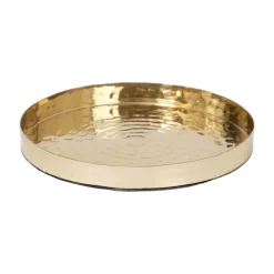Karaca Home Moroccan Deko-Tablett 26 x 26 x 3 cm Gold Hot