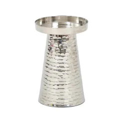 Karaca Home Moroccan Kerzenständer Silber 10 x 10 x 15 cm Sılber Clearance