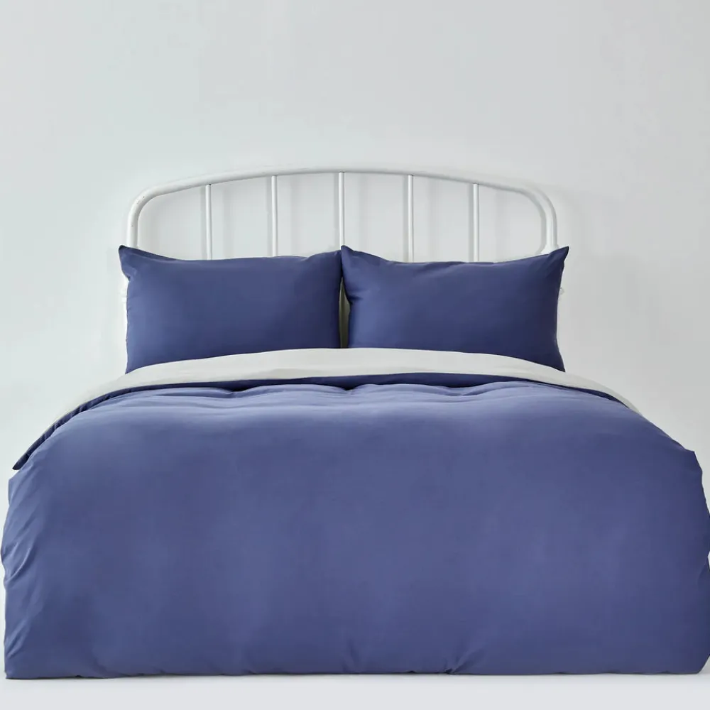 Karaca Home Navy&Hellgrau Doppel Bettbezug Set (200 x 200 cm) Best