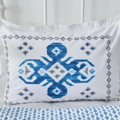 Karaca Home Neos Blau 100% Baumwolle Einzelbettdecke Set Blau01 Online