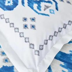 Karaca Home Neos Blau 100% Baumwolle Einzelbettdecke Set Blau01 Online