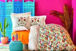 Karaca Home Parlin Fuchsia Doppelter Bettbezug aus 100% Baumwolle Fuchsıa Best
