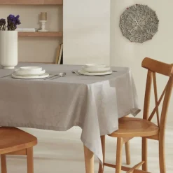 Karaca Home Pebble Tischdecke Grau, 140 x 200 cm Gri Clearance