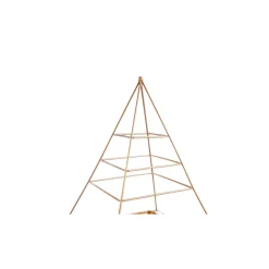 Karaca Home Piramit Dekorativer Teller 24 cm x 35 cm Kupfer Clearance