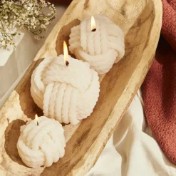 Karaca Home Rope Kerze, 5 cm, Creme Creme01 Online