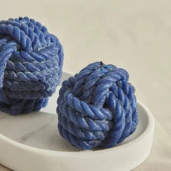 Karaca Home Rope Kerze 6 cm, Marineblau Marıne02 Best