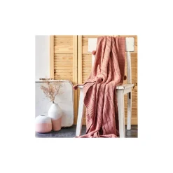 Karaca Home Kabelgestrickter Pompom Leichter Bettbezug Rose Sale