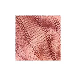 Karaca Home Kabelgestrickter Pompom Leichter Bettbezug Rose Sale