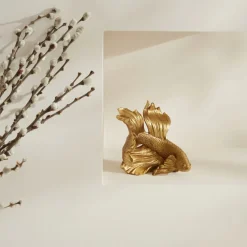 Karaca Home Rumble Fish Figur Gold 15x15 cm Outlet