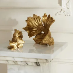 Karaca Home Rumble Fish Figur Gold 15x15 cm Outlet