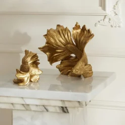 Karaca Home Rumpelfisch Figur Gold Clearance
