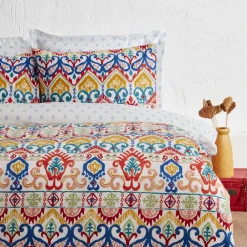 Karaca Home Sarah anderson lionel einzel bettbezug set blau Blau01 Online