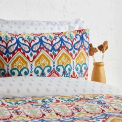 Karaca Home Sarah anderson lionel einzel bettbezug set blau Blau01 Online