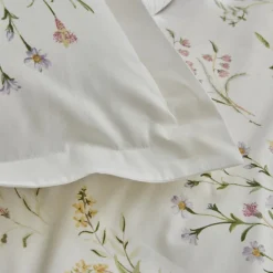 Karaca Home Sera 100% Baumwolle Doppelbett Bettwäsche Set Grün Grün01 Online
