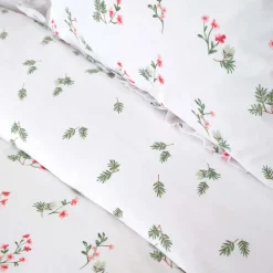 Karaca Home Silvie Bettbezug Set,100% Baumwolle, Rot Rot02 Clearance