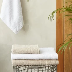 Karaca Home Vinos 4-teiliges Gesicht/Badehandtuch Hamam Set Beige Beıge01 Clearance
