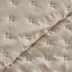 Karaca Home Viona Doppelbett-Bettüberwurf-Set Beige Beıge01 New