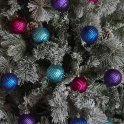 Karaca Home Weihnachten Bunte Baumschmuck Set, 12 Teilig, 6 cm Multıfarben Outlet
