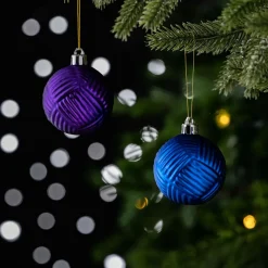 Karaca Home Weihnachten Bunte Baumschmuck Set, 12 Teilig, 6 cm Multıfarben Outlet