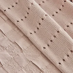 Karaca Home White Collection Braut Carina 80 Fäden 100% Baumwolle 8-teiliges Hochzeitsset Puder Best