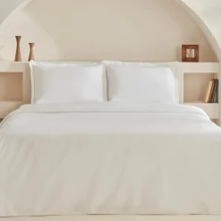 Karaca Home White Collection Lavin 100% Baumwolle Doppelbett Bettwäsche Set Weiß Beyaz Discount