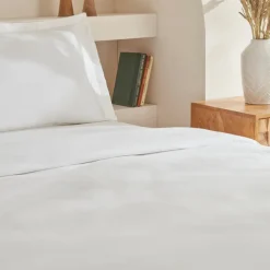 Karaca Home White Collection Lavin 100% Baumwolle Doppelbett Bettwäsche Set Weiß Beyaz Discount