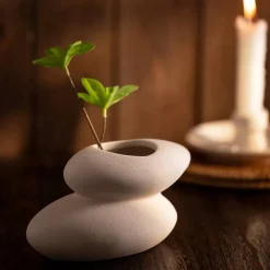 Karaca Home Zenith Zweistufige Vase Natürlıch01 Sale