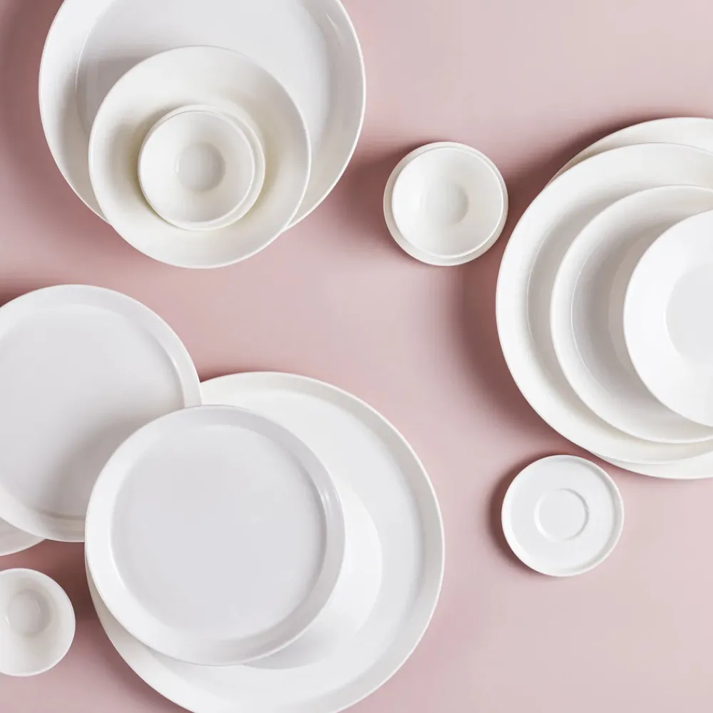 Karaca Hussein Chalayan Digital 6-Teiliges Individuelles Fine Pearl Tafelservice Weıß01