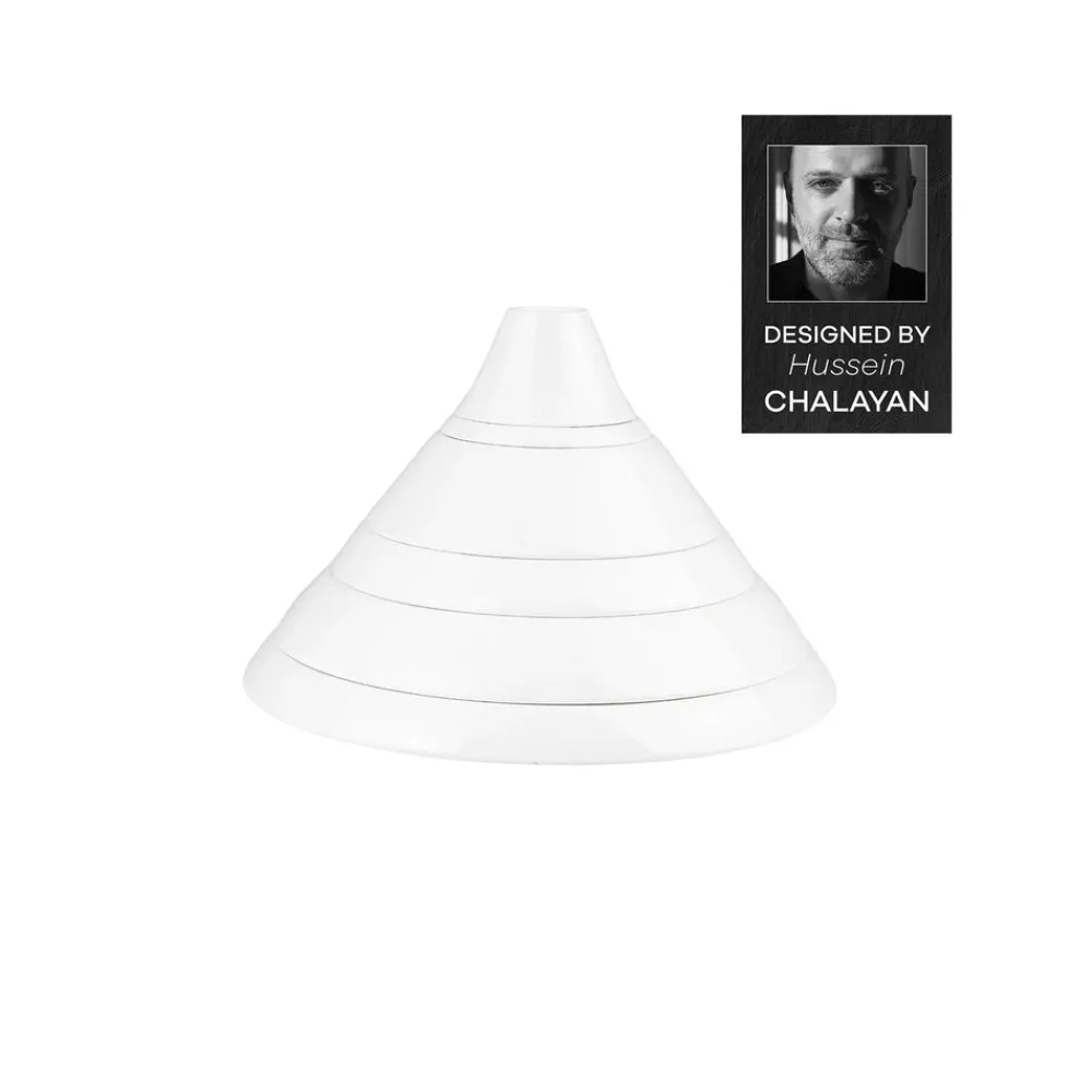 Karaca Hussein Chalayan Digital 6-Teiliges Individuelles Fine Pearl Tafelservice Weıß01