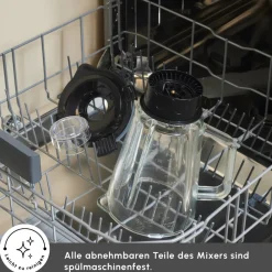 Karaca 1,5 L Glasbehälter Smoothie Blender Inox Clearance