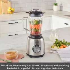 Karaca 1,5 L Glasbehälter Smoothie Blender Inox Clearance