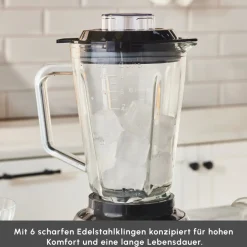 Karaca 1,5 L Glasbehälter Smoothie Blender Inox Clearance