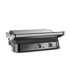Karaca Toastmate Grill 6 Scheiben Kapazität Zeit einstellbar Gusseisen Platte Grill und Toaster 2000W Inox Clearance