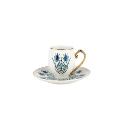 Karaca Iznik 4 teiliges Mochatassen Espressotassen Set für 2 Personen Multıfarben Discount