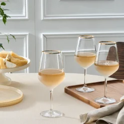 Karaca Jasmine 490 ml 3-teiliges Kelchglas-Set Multıfarben Outlet