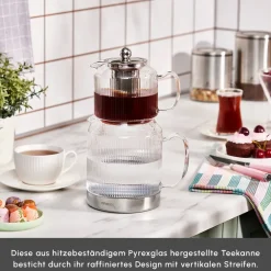 Karaca Kelly Glas Teekanne Farblös Sale