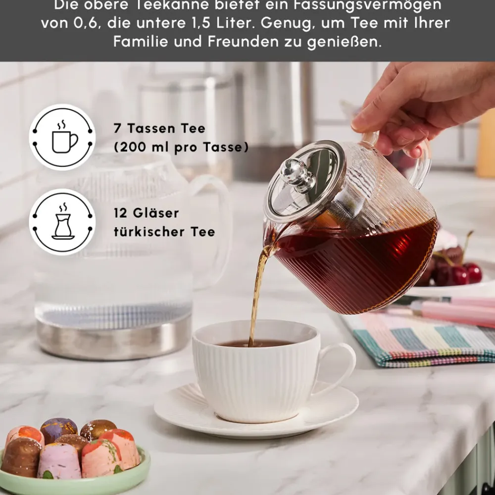 Karaca Kelly Glas Teekanne Farblös Sale