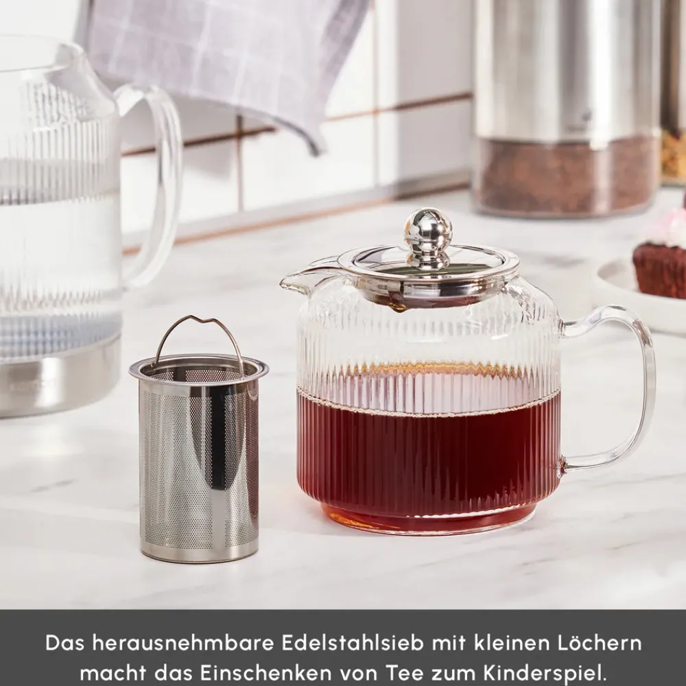 Karaca Kelly Glas Teekanne Farblös Sale