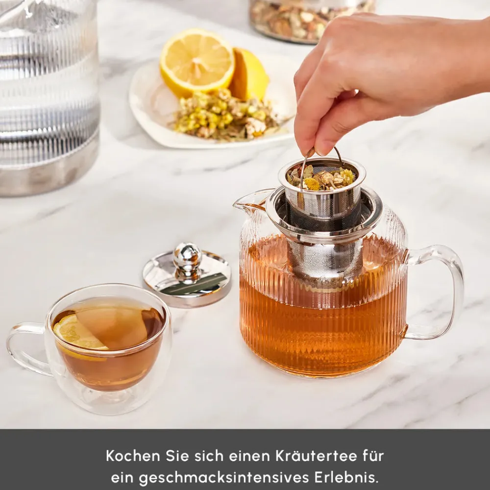 Karaca Kelly Glas Teekanne Farblös Sale