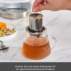 Karaca Keops Glas-Teekanne Farblös Discount