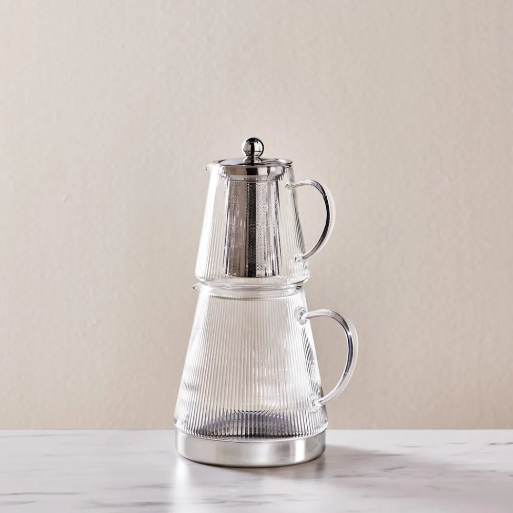 Karaca Keops XL Glas-Teekanne Farblös Online