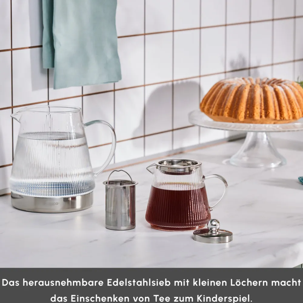 Karaca Keops XL Glas-Teekanne Farblös Online