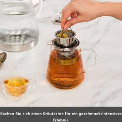 Karaca Keops XL Glas-Teekanne Farblös Online